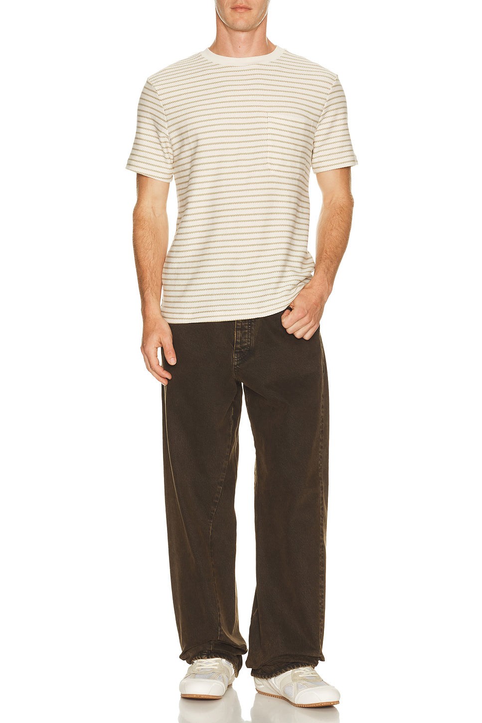 Ribbed Striped Tee