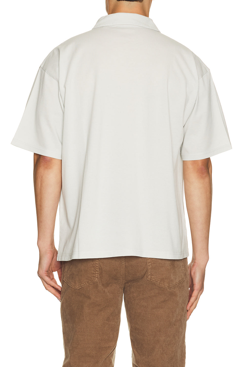 Half Zip Pique Polo