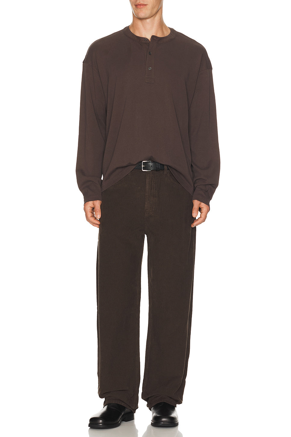 Long Sleeve Henley Shirt