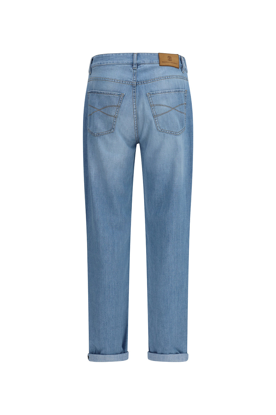BRUNELLO CUCINELLI Jeans in cotton with distressed effect