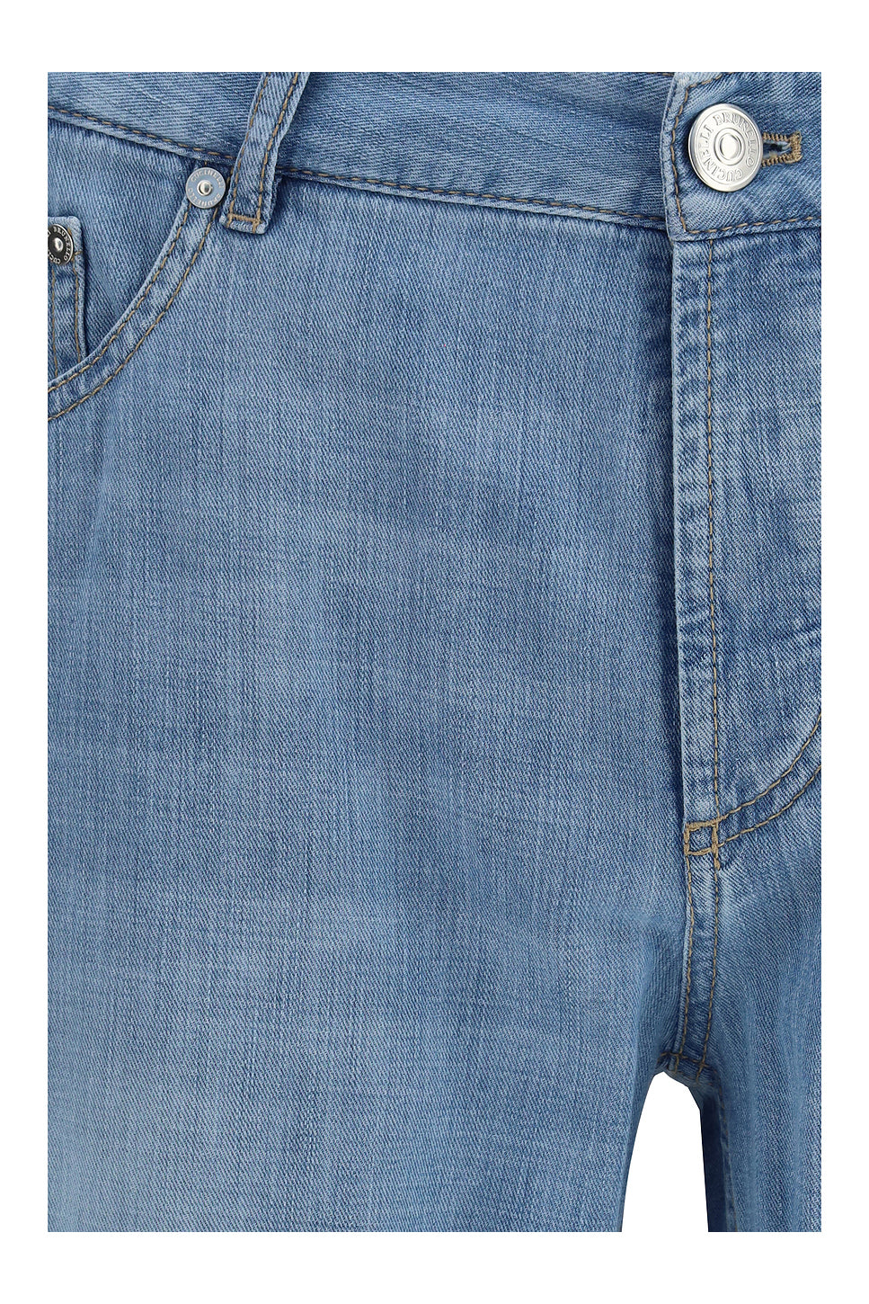 BRUNELLO CUCINELLI Jeans in cotton with distressed effect