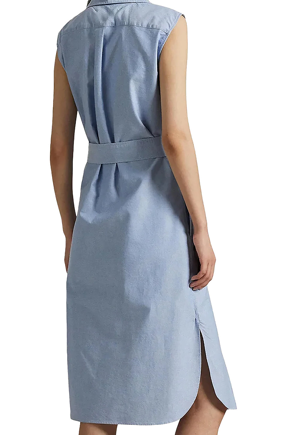 Polo Ralph Lauren Regular Fit Belted Midi Shirt Dress