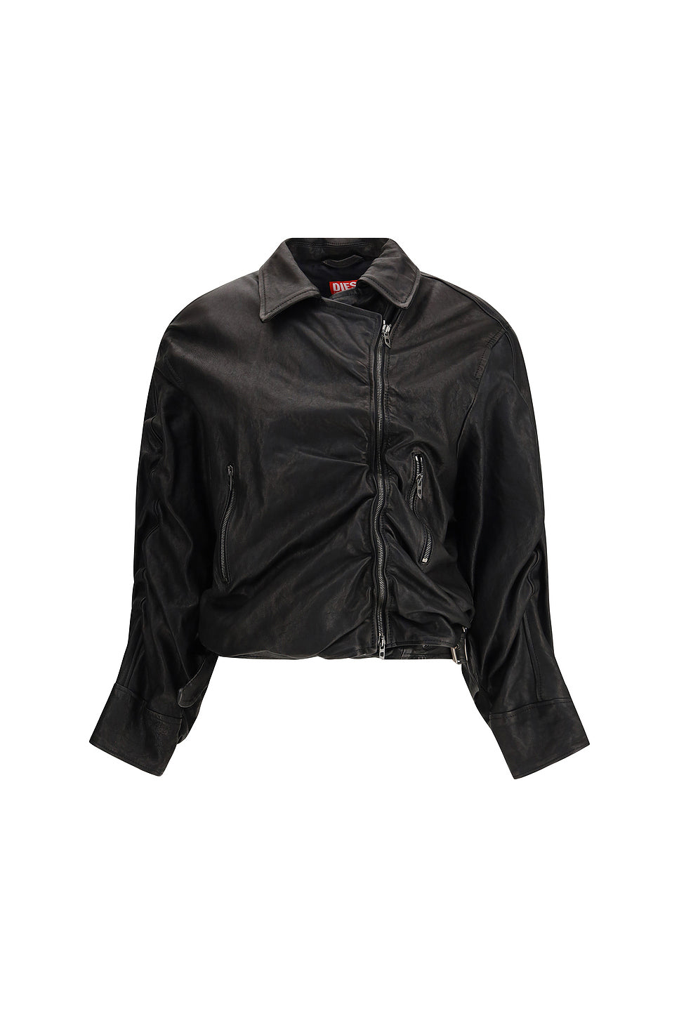 Diesel Cuir-bouilli belted Jacket