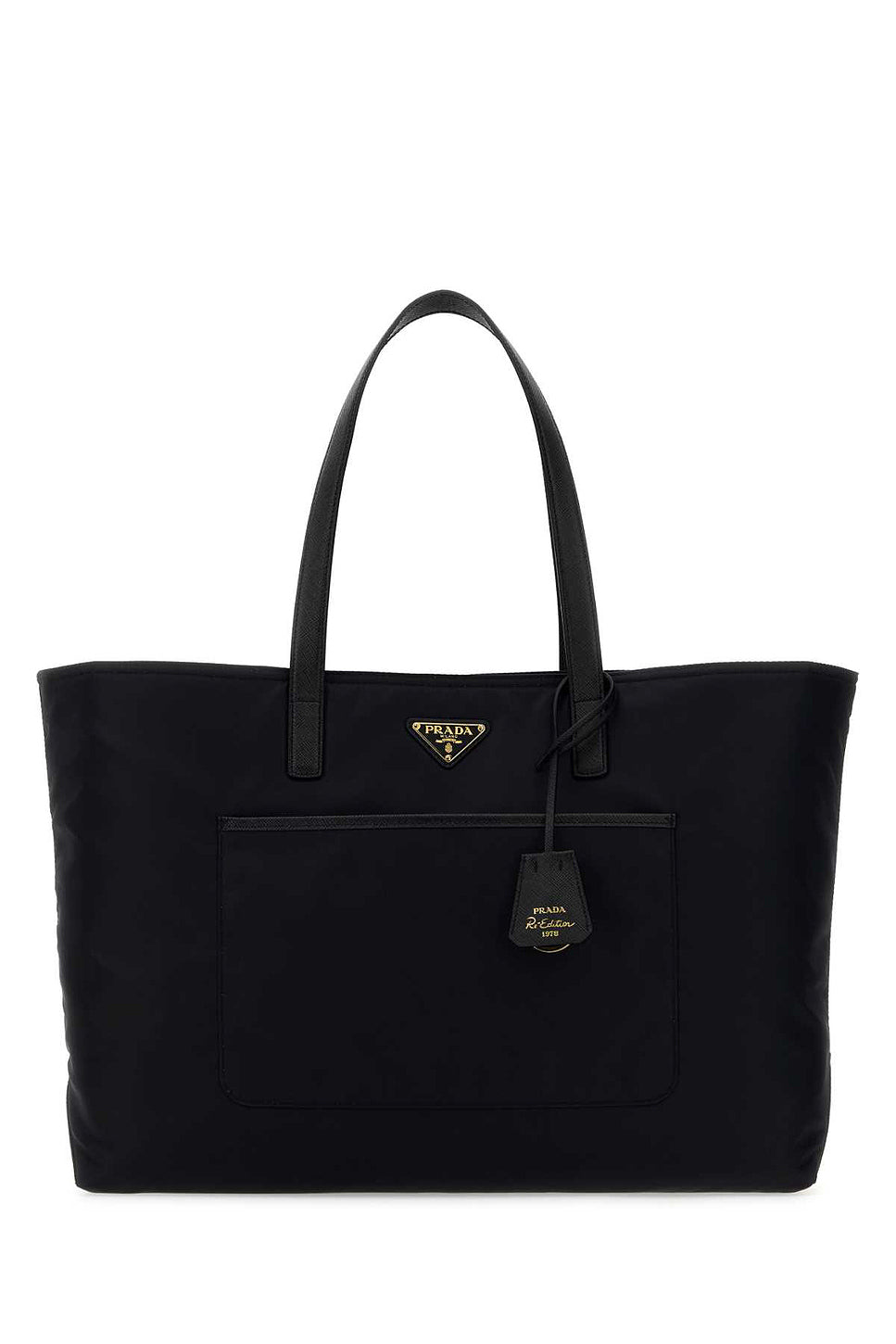 Prada Black Re-Nylon large Re-Edition 1978 shopping bag