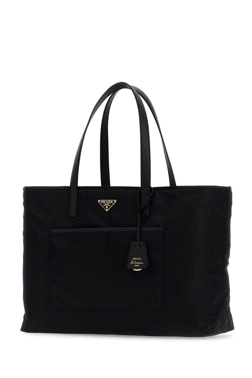 Prada Black Re-Nylon large Re-Edition 1978 shopping bag