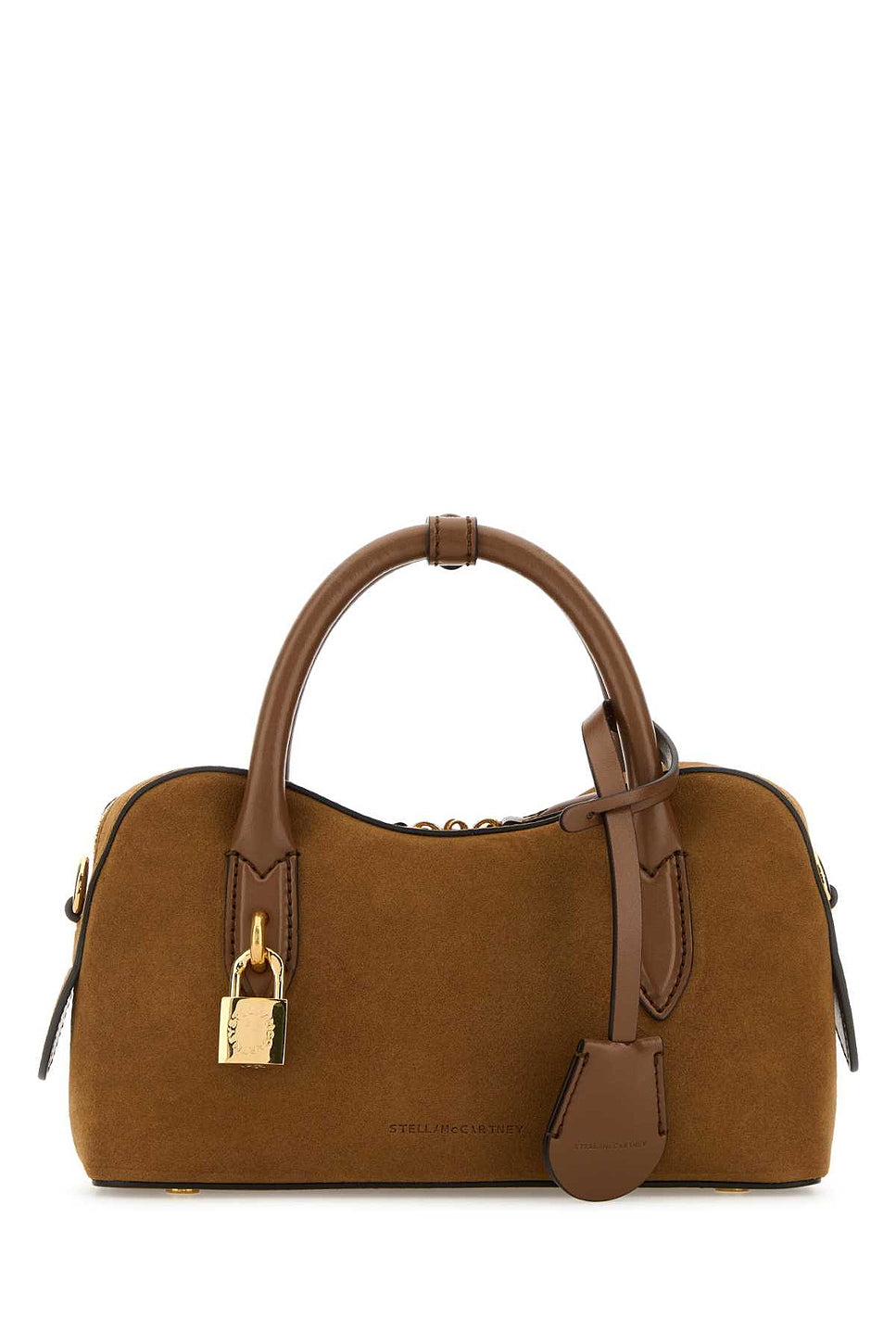 Stella McCartney Camel suede alter mat Stella Ryder handbag