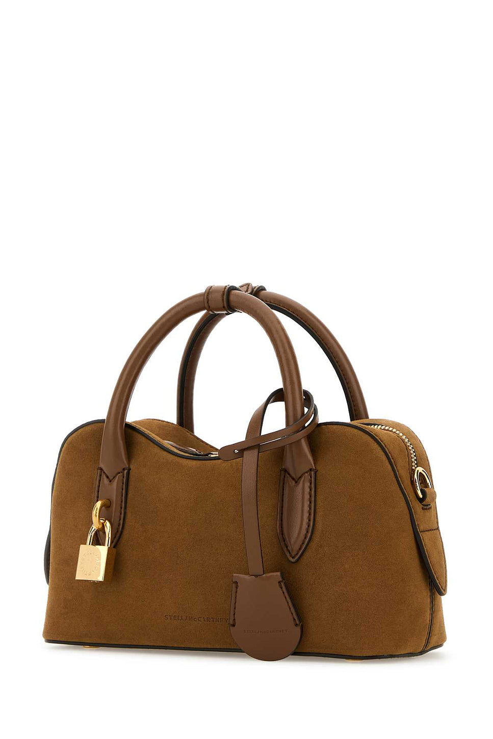 Stella McCartney Camel suede alter mat Stella Ryder handbag