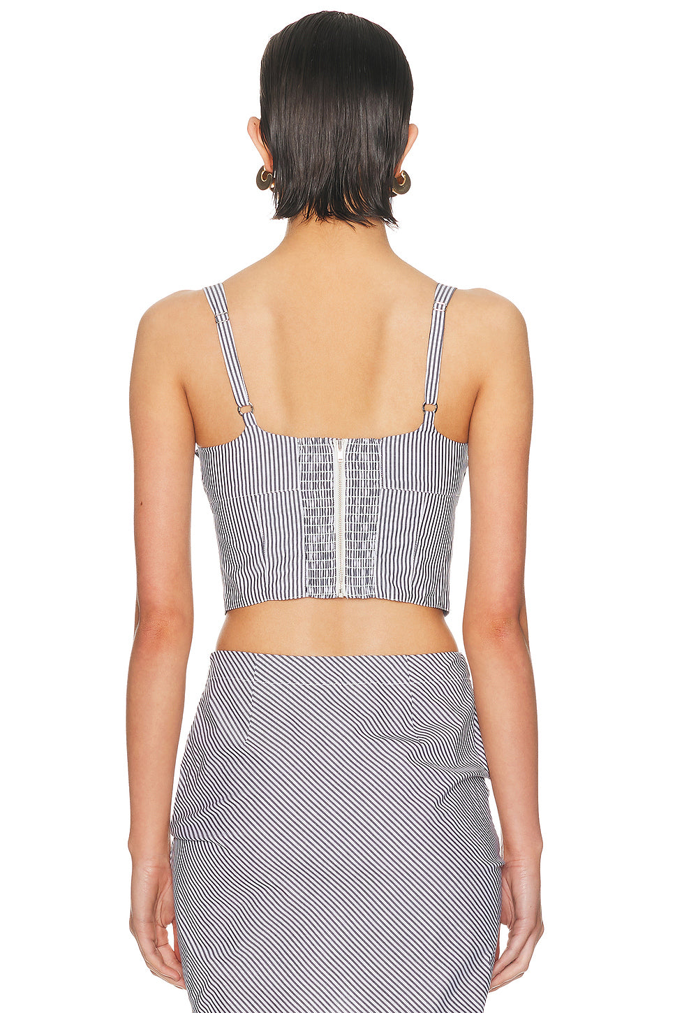 Poplin Bustier Top