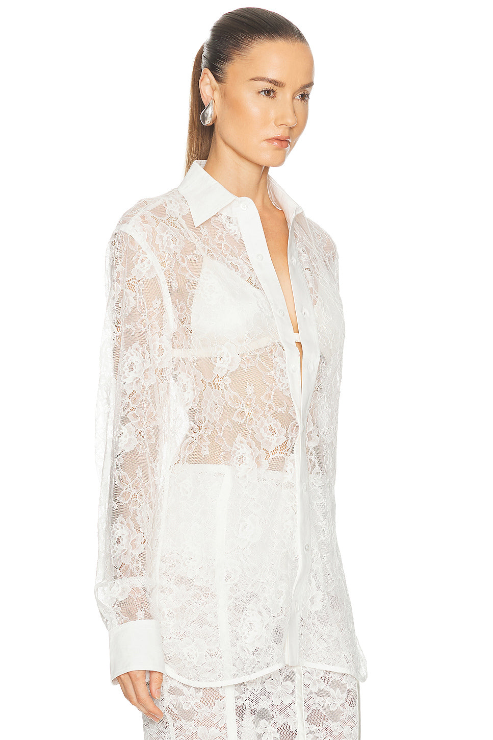 Juliet Lace Unisex Button Up Shirt