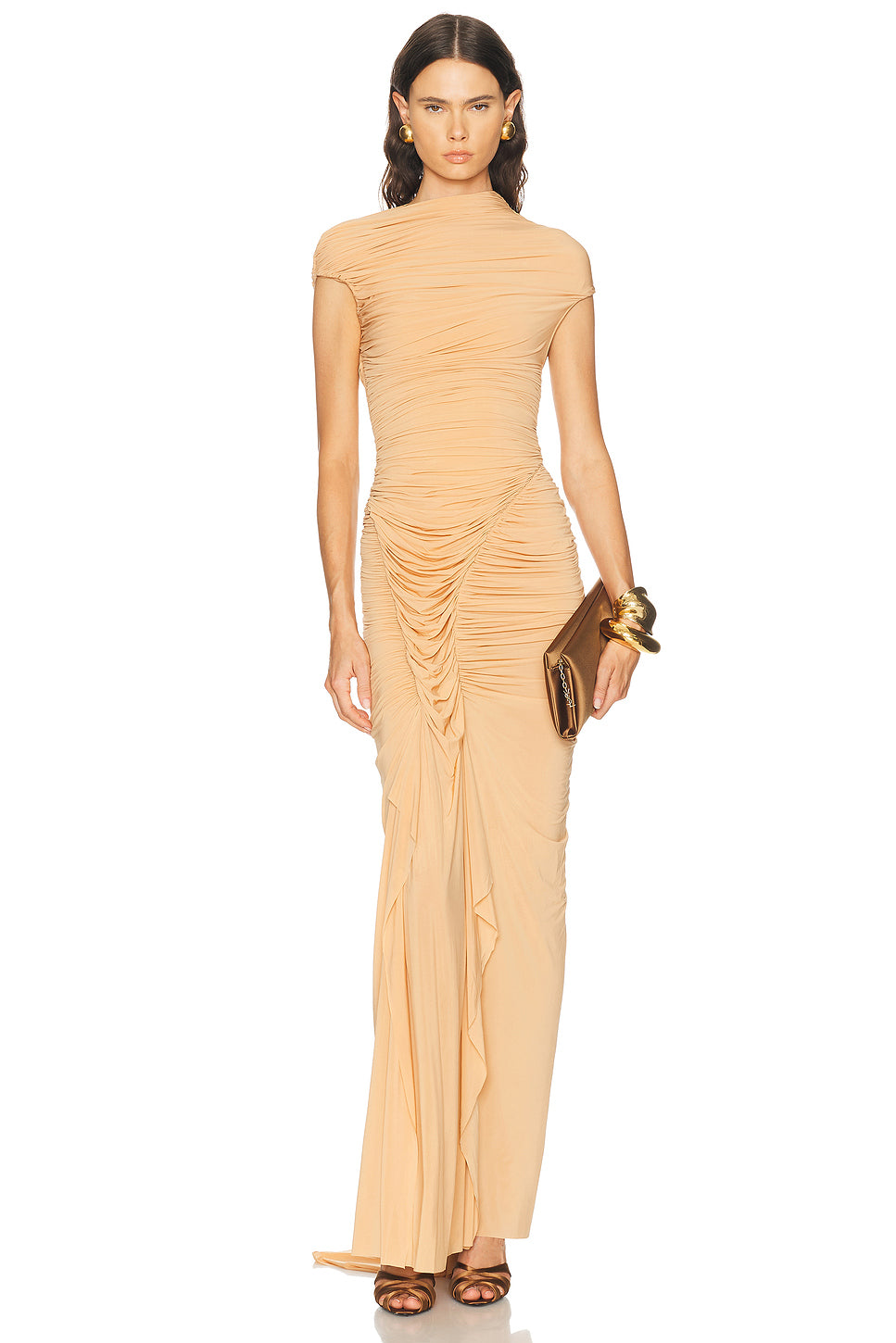 Long Draped Dress