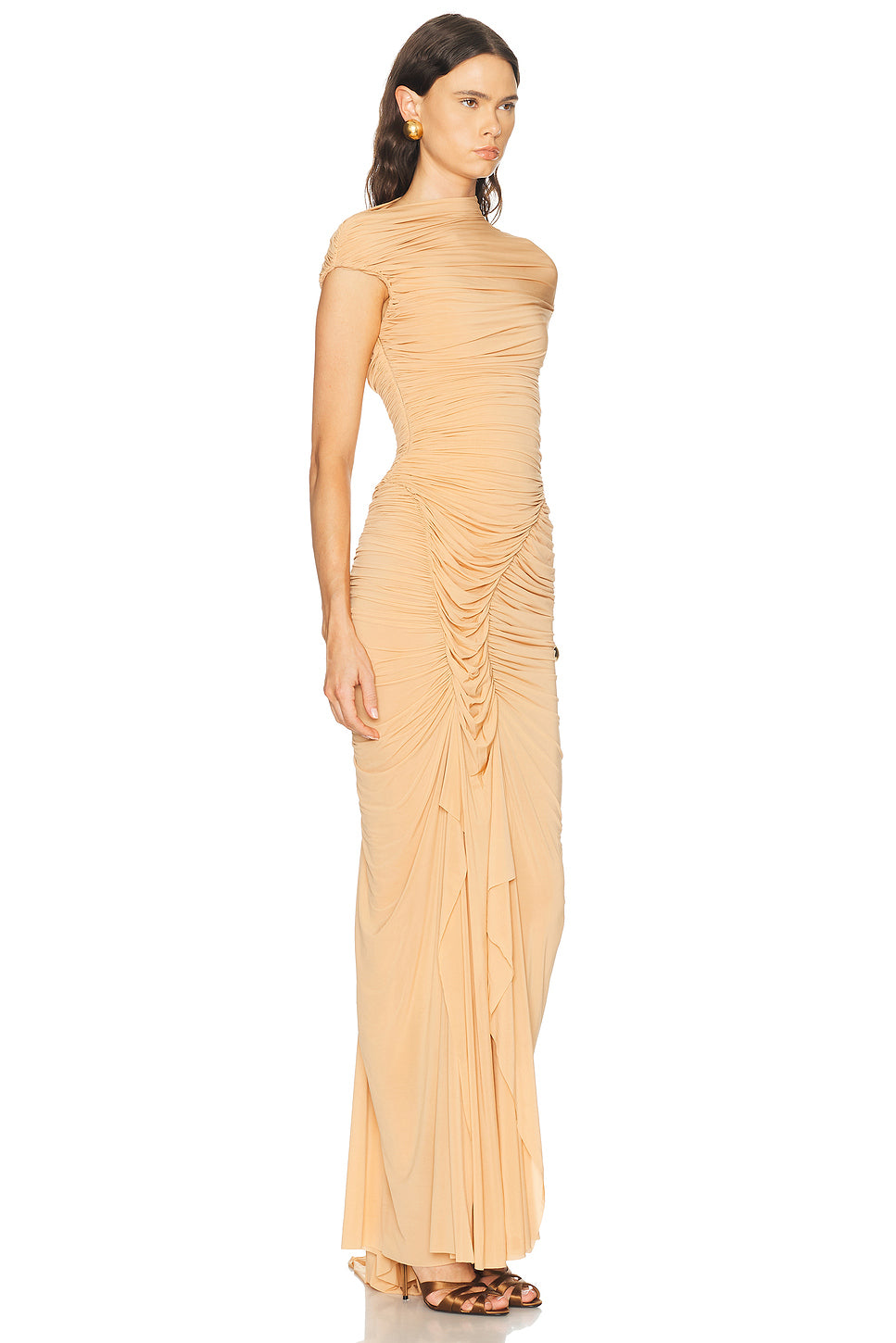 Long Draped Dress