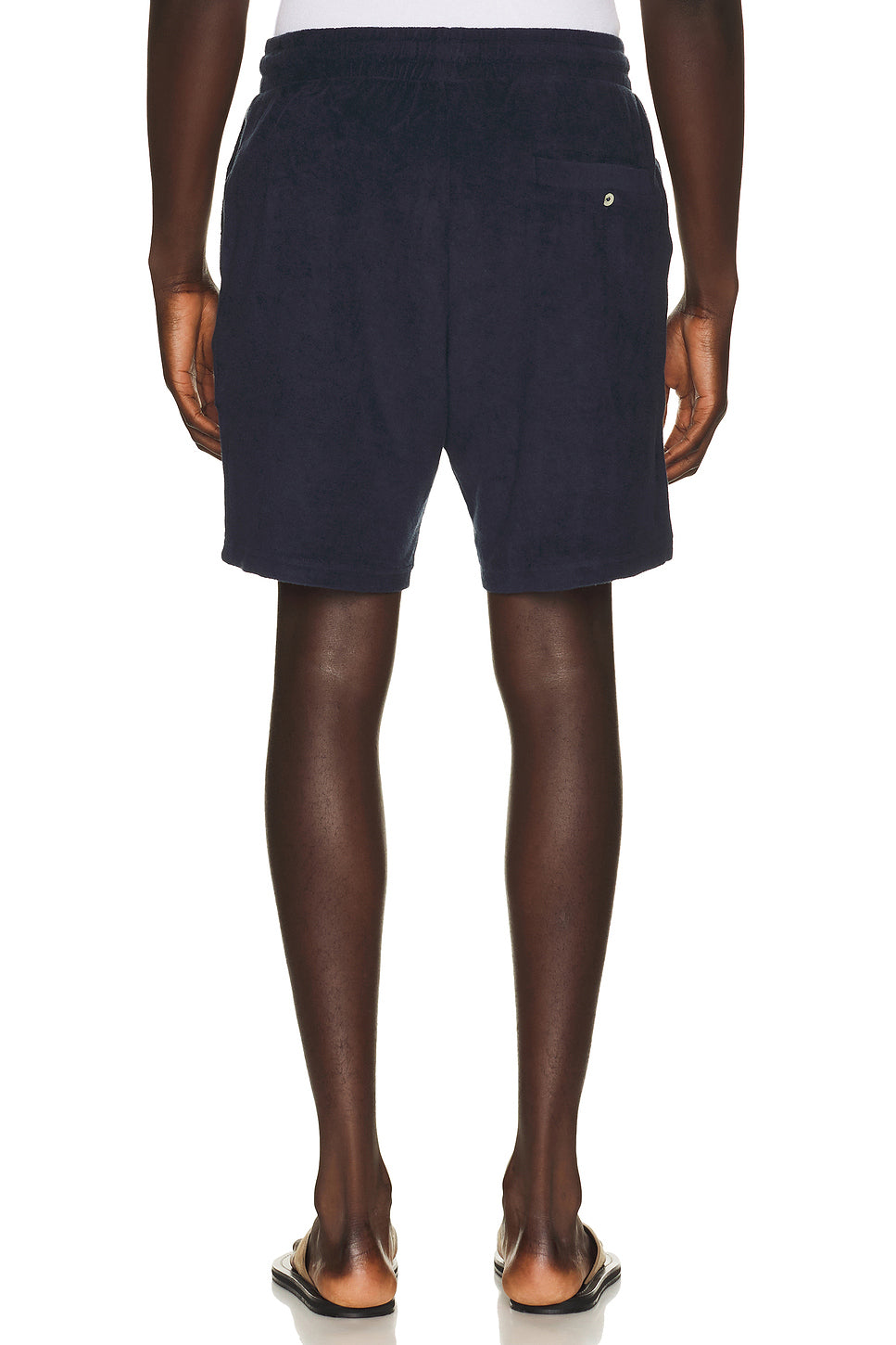 Augusto Terry Cotton Blend Shorts