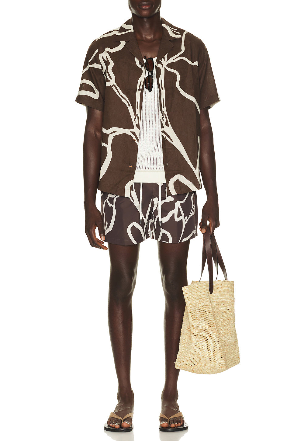 Rio Flor Print Swim Shorts