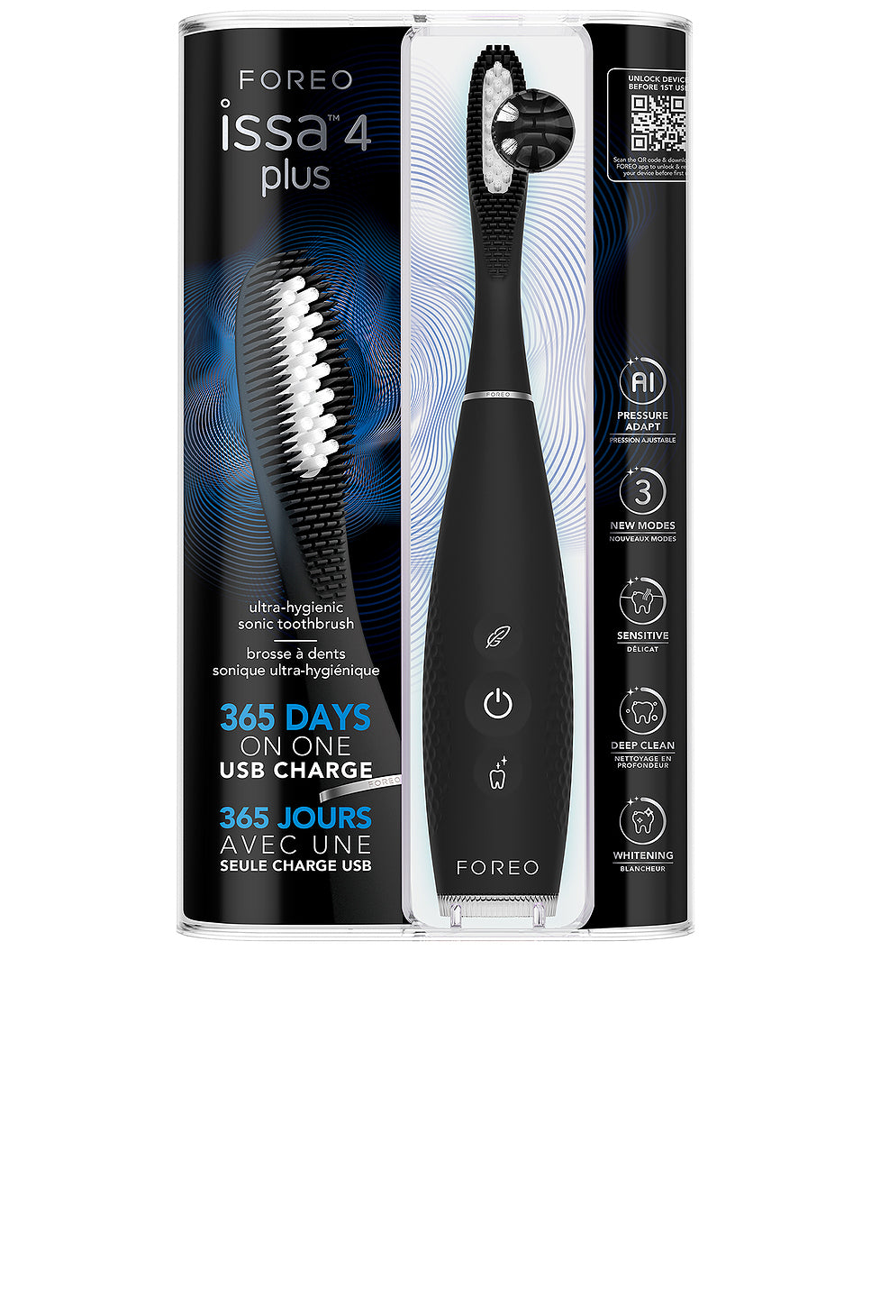 issa 4 Plus Smart Hybrid Silicone Sonic Toothbrush