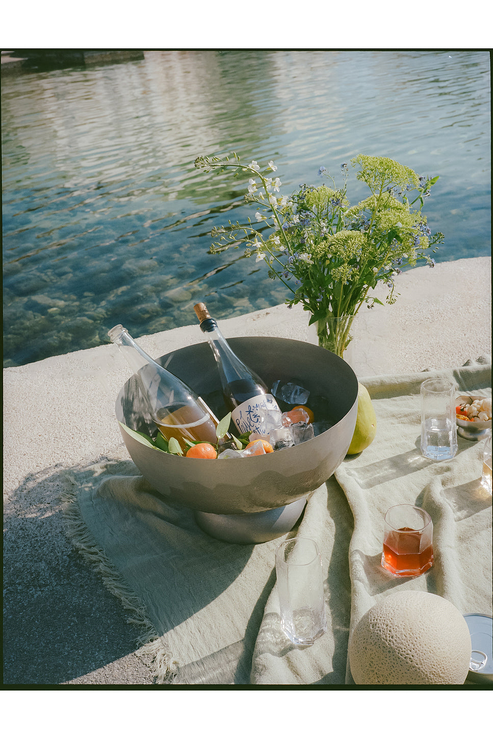Tumbled Champagne Cooler