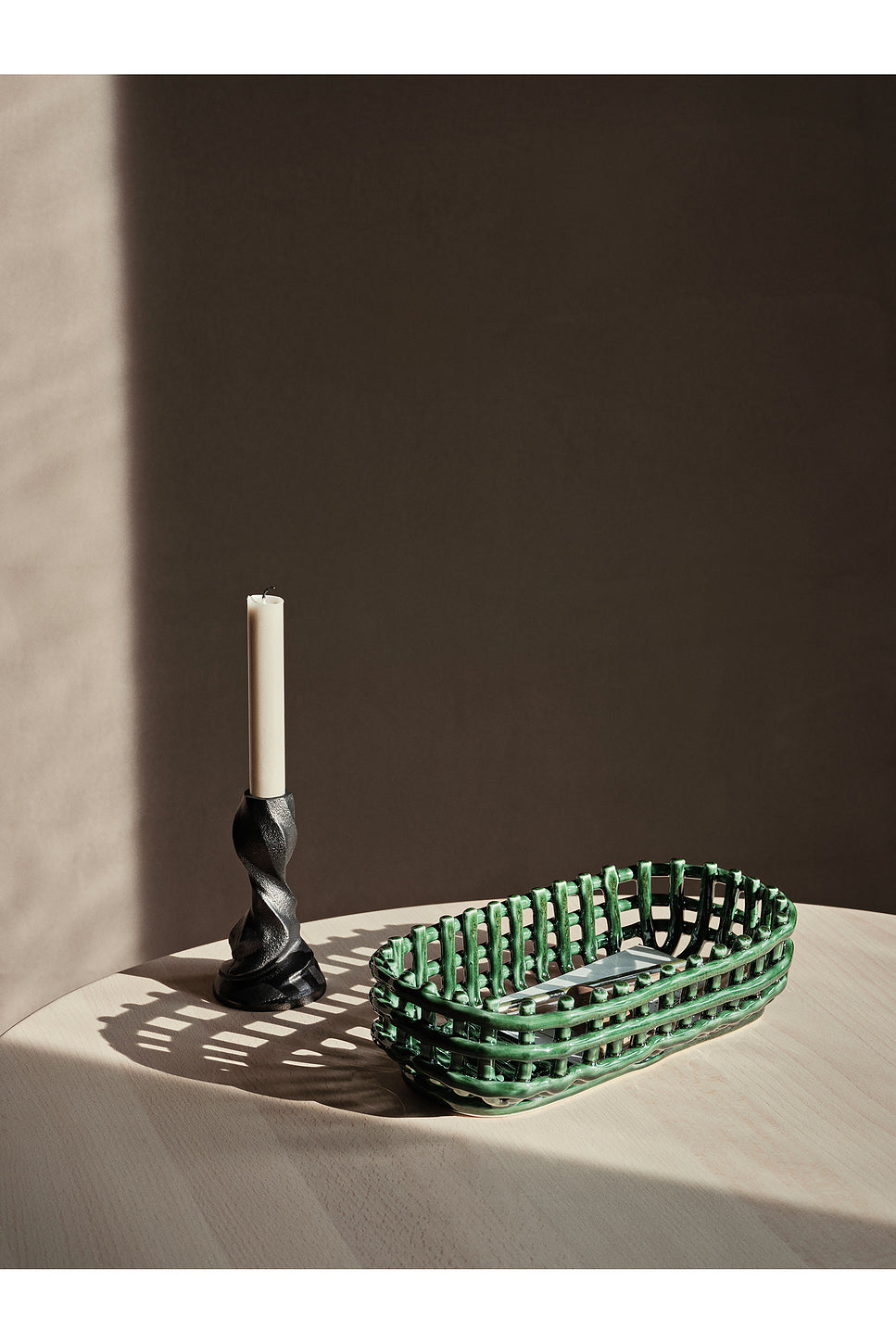 Ceramic Oval Basket