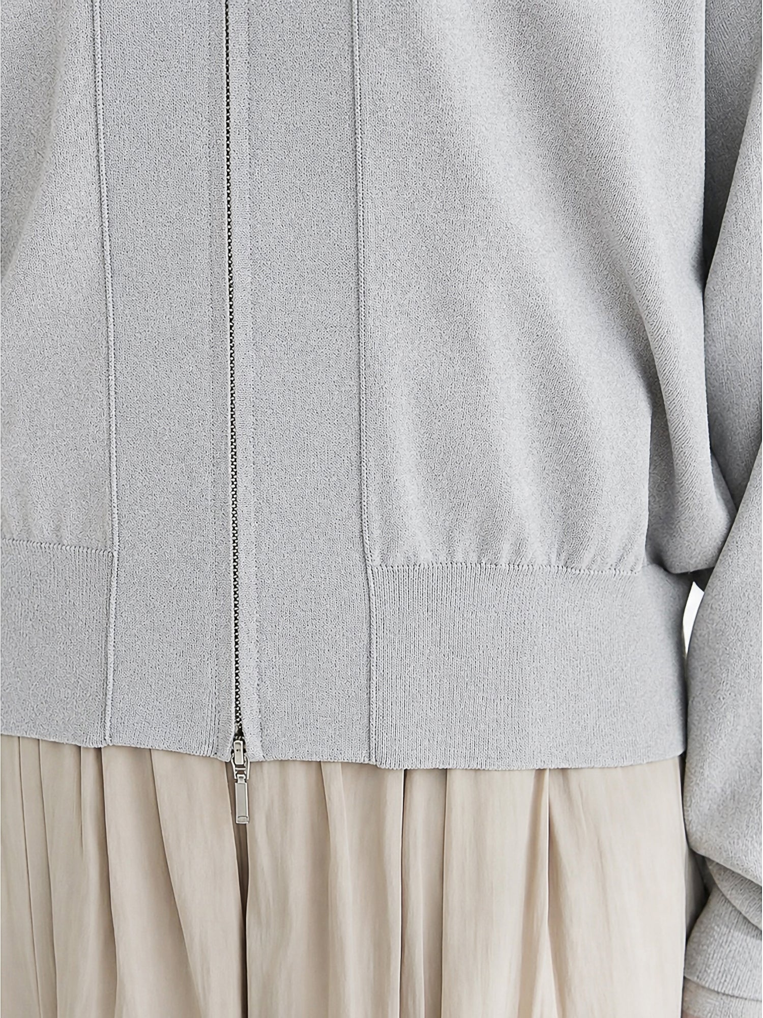 Fubuki Zip Knit Cardigan
