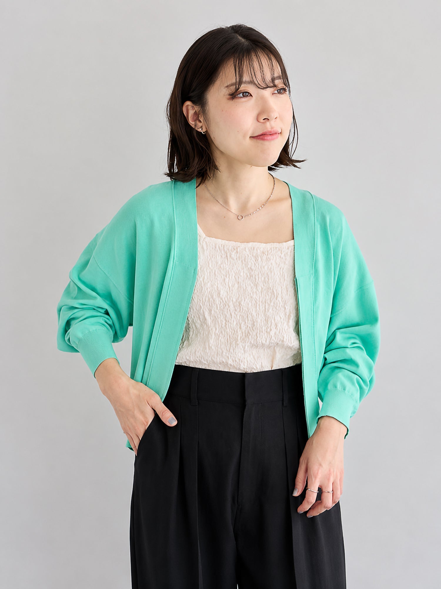 Fubuki Zip Knit Cardigan