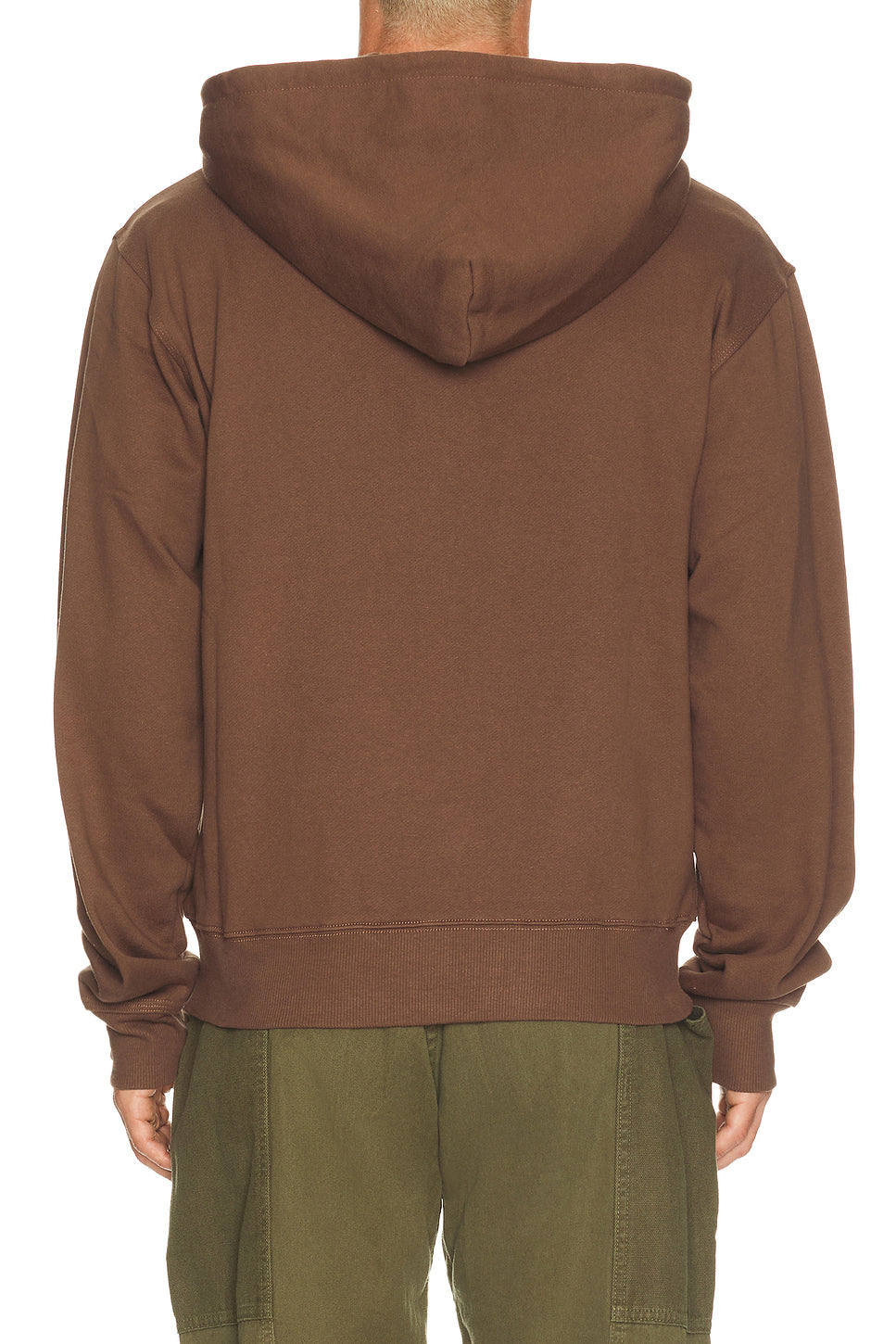 Spell Out Zip Hooded Sweatshirt
