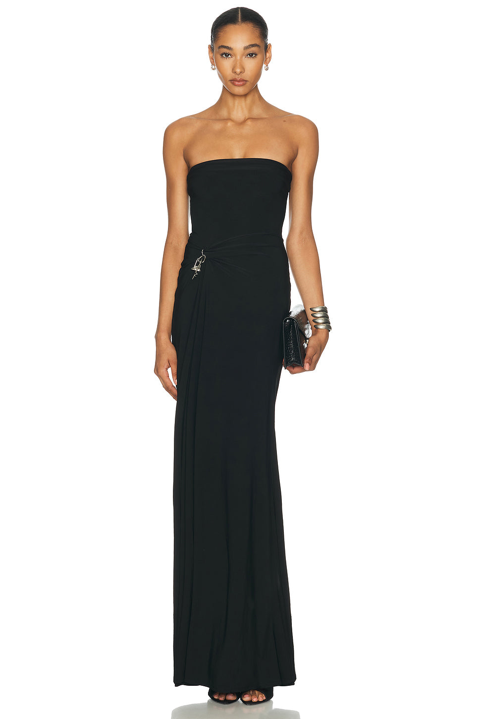 Relic Charms Strapless Maxi Dress