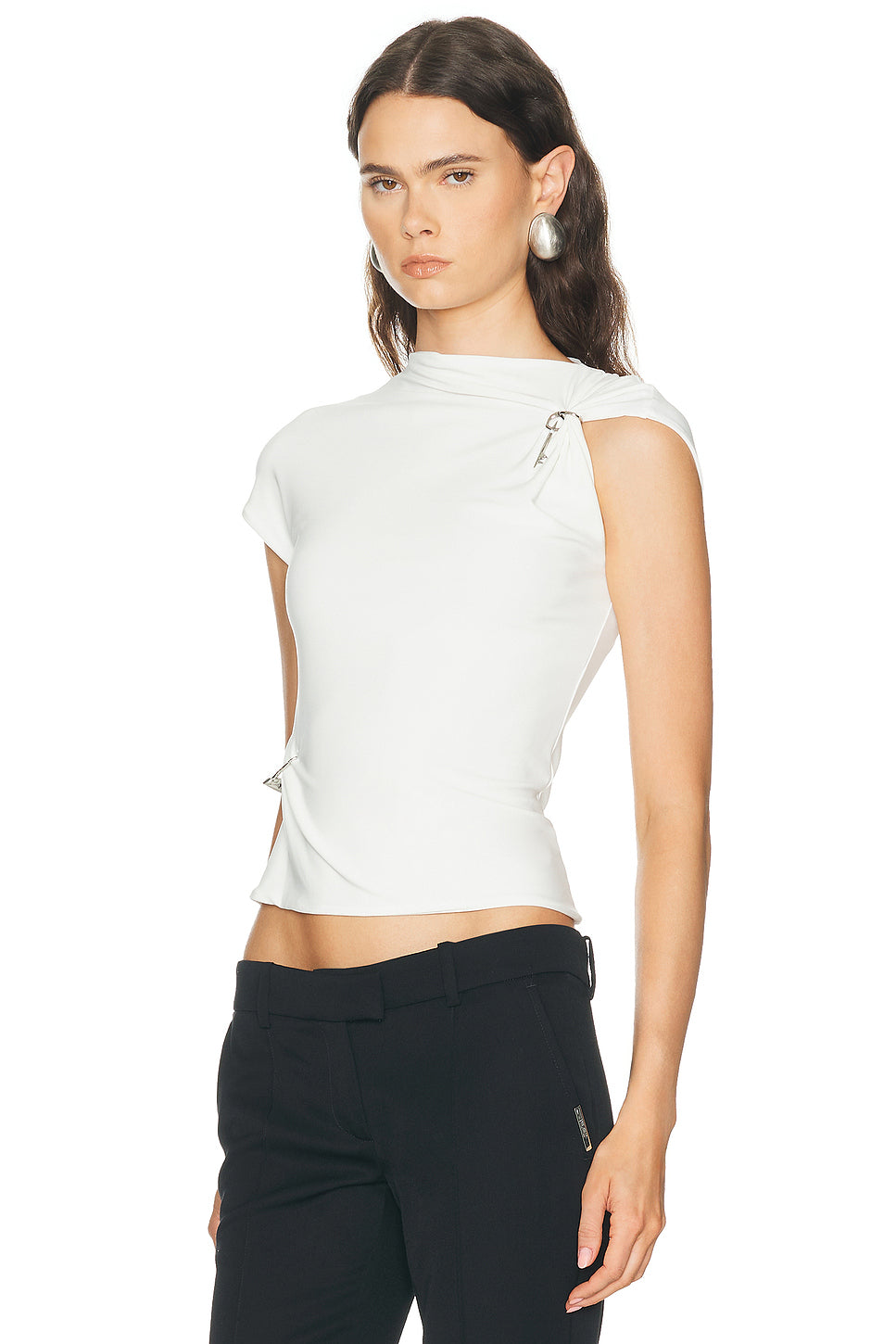 Relic Charms Mock Neck Top
