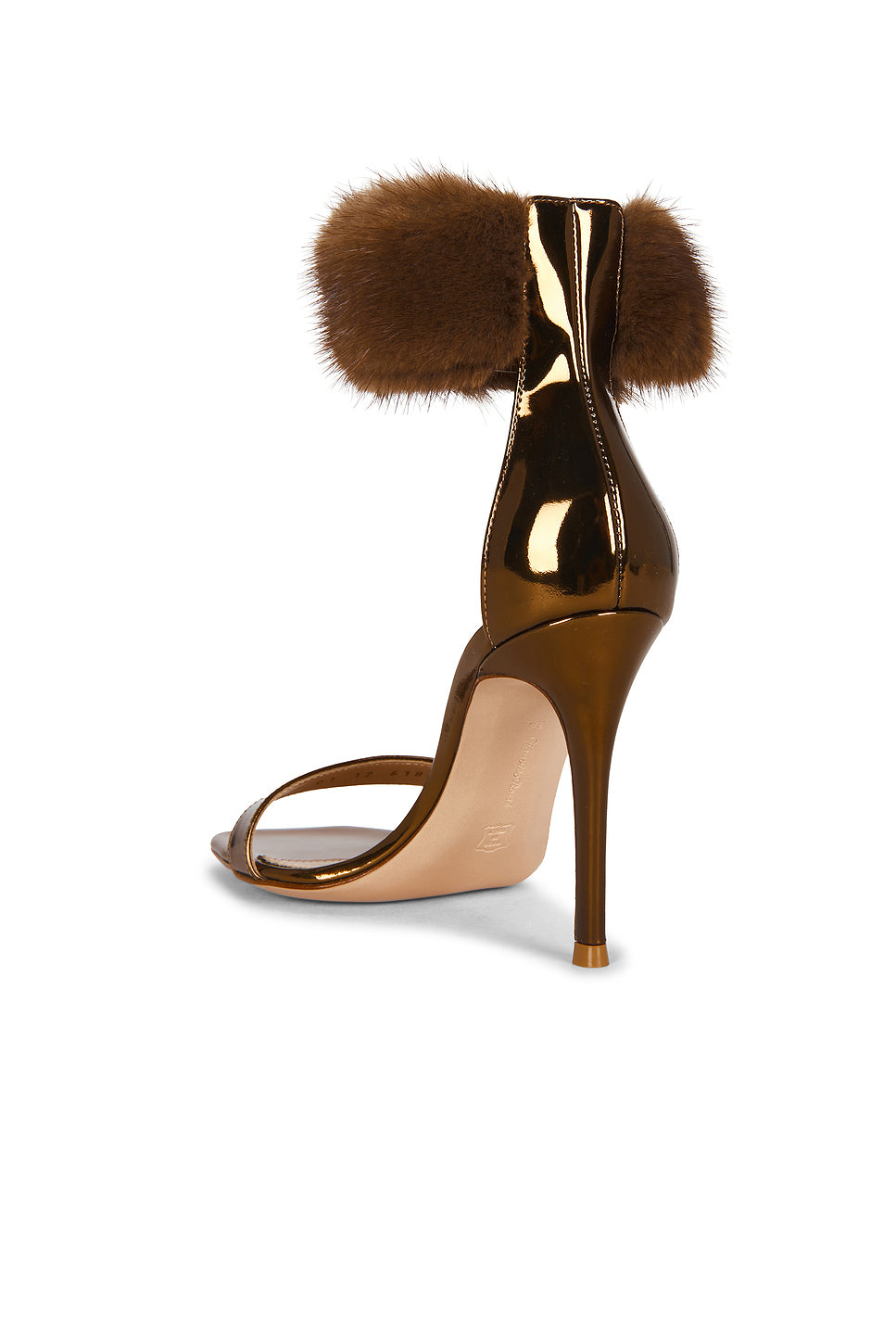 Fur Ankle Strap Sandal