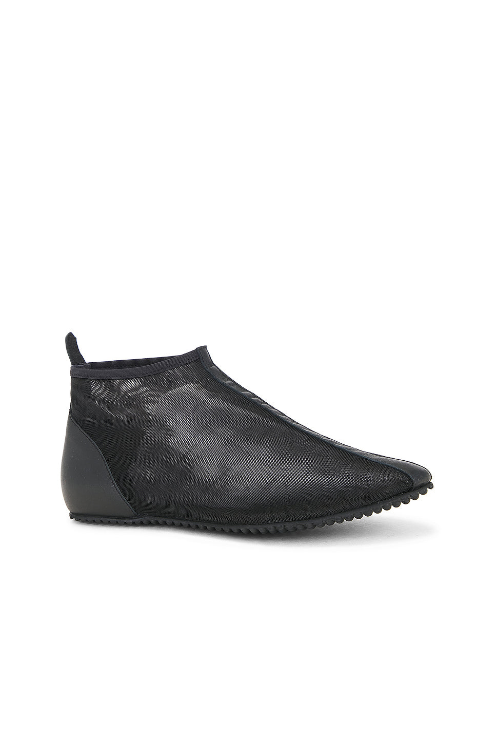Mesh Bailarina Boot Flat