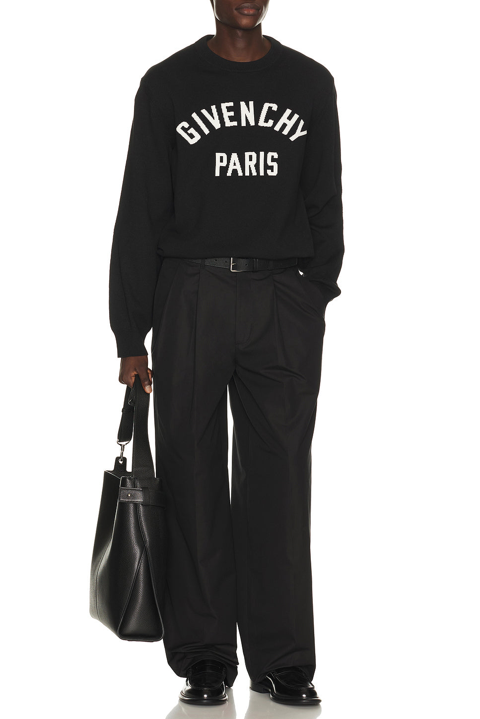 Couture Seam Crewneck Sweater