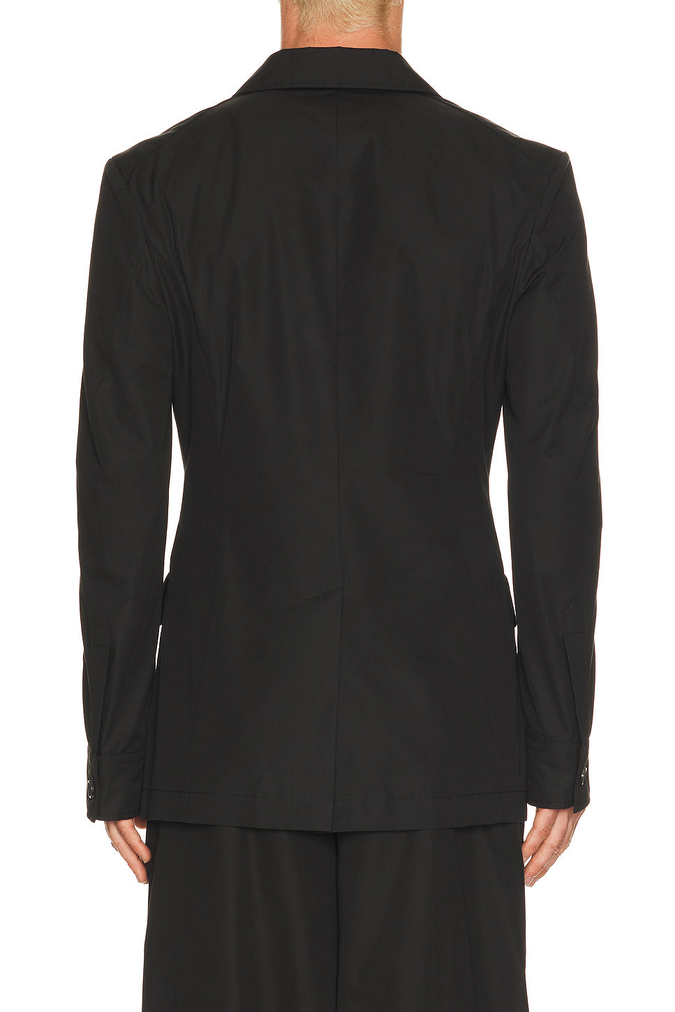 Shirt Cuff Couture Seam Jacket Double Breasted
