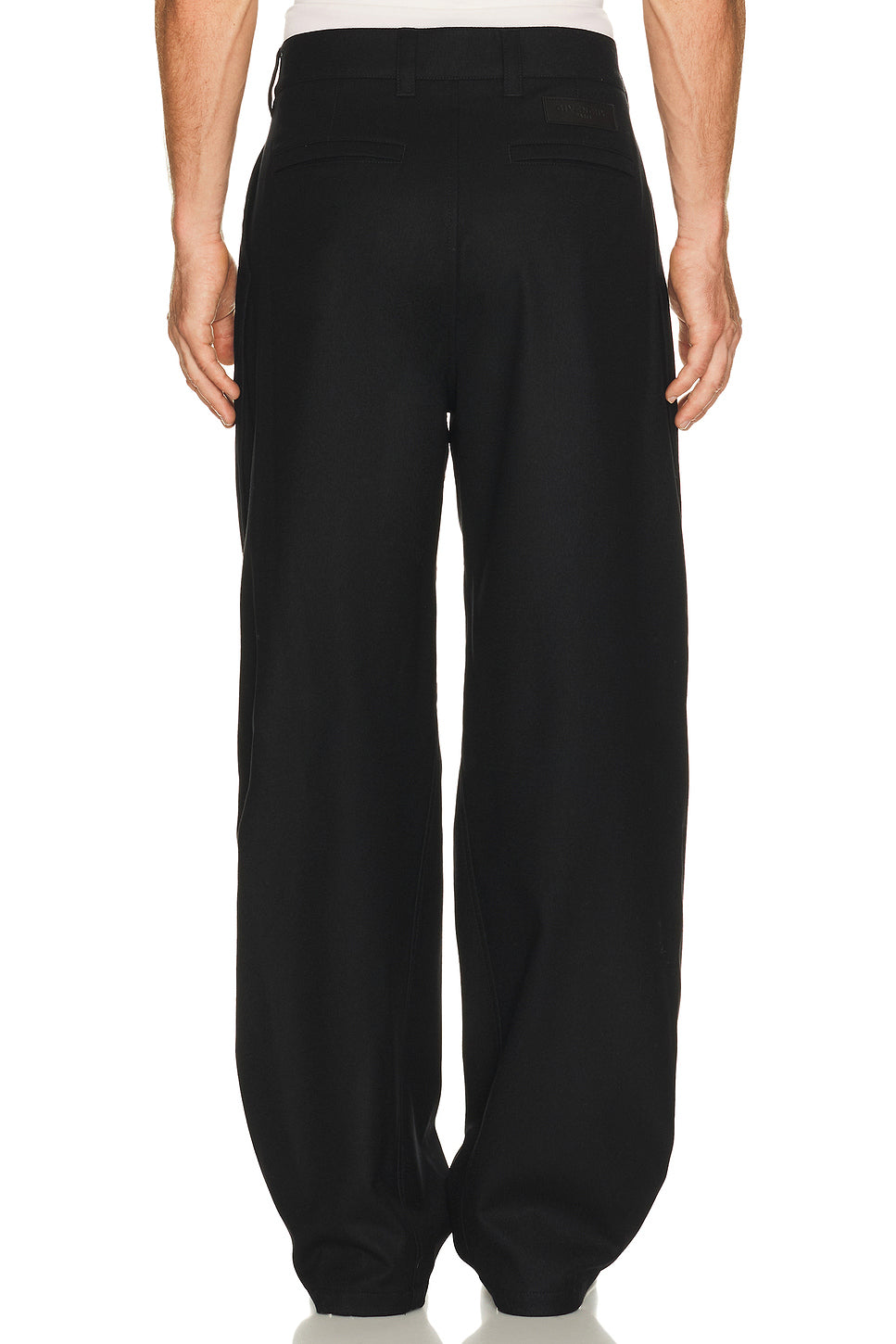 Dry Wool Flannel Couture Seams Trousers