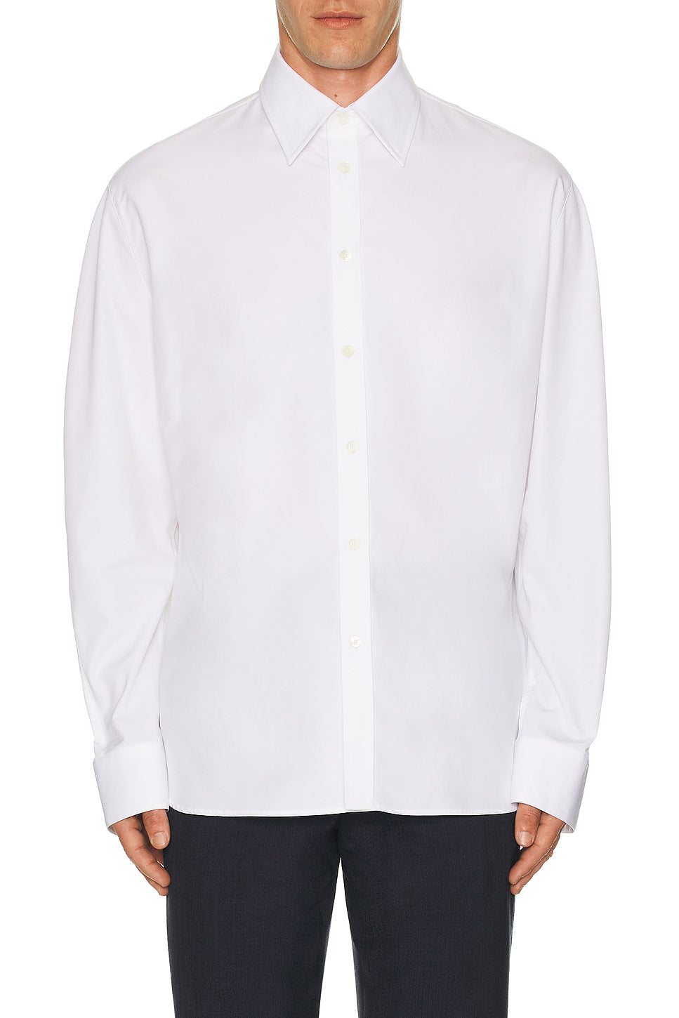 Twisted Sleeve Overshirt