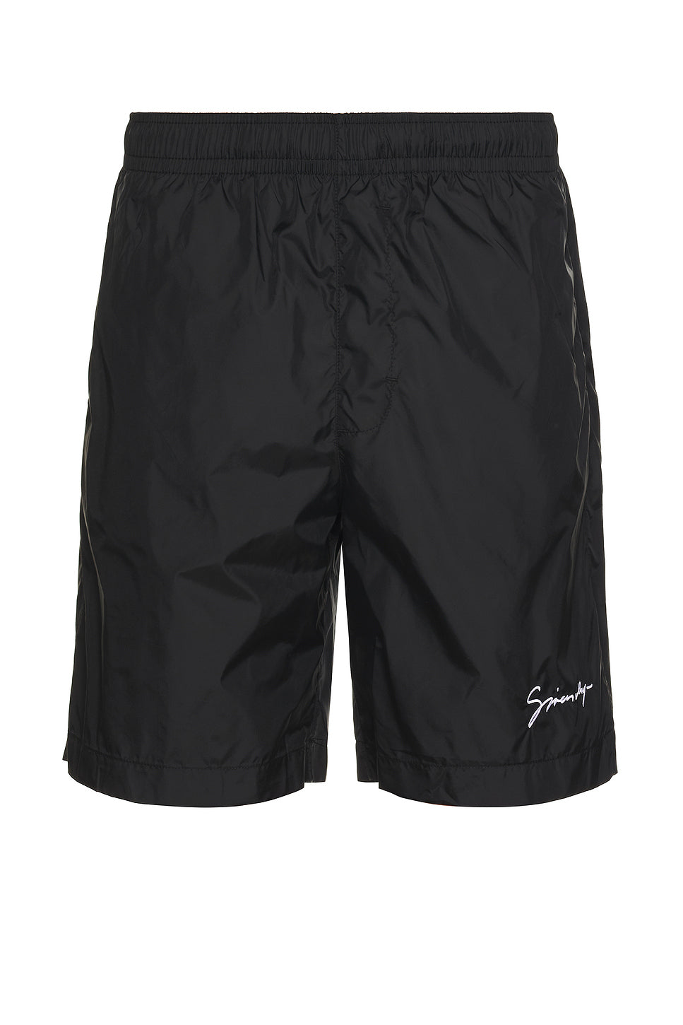 Long Logo Embroidery Swim Short