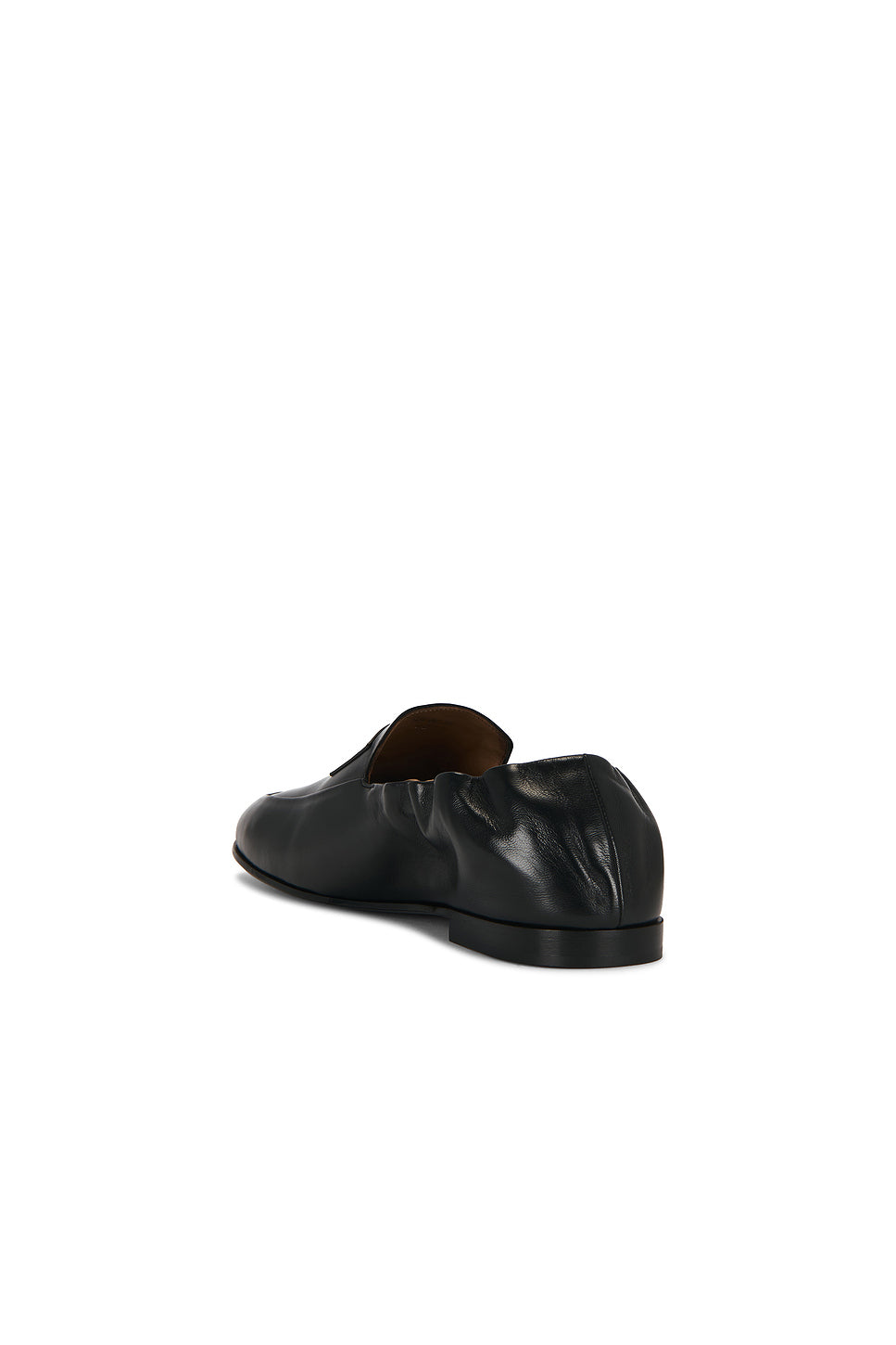 Leather Elastic Loafer