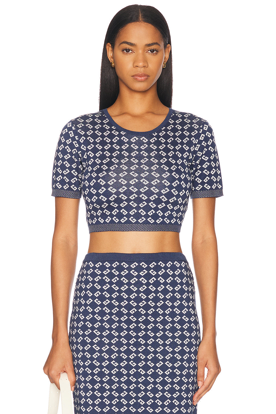 Cropped Crewneck Top