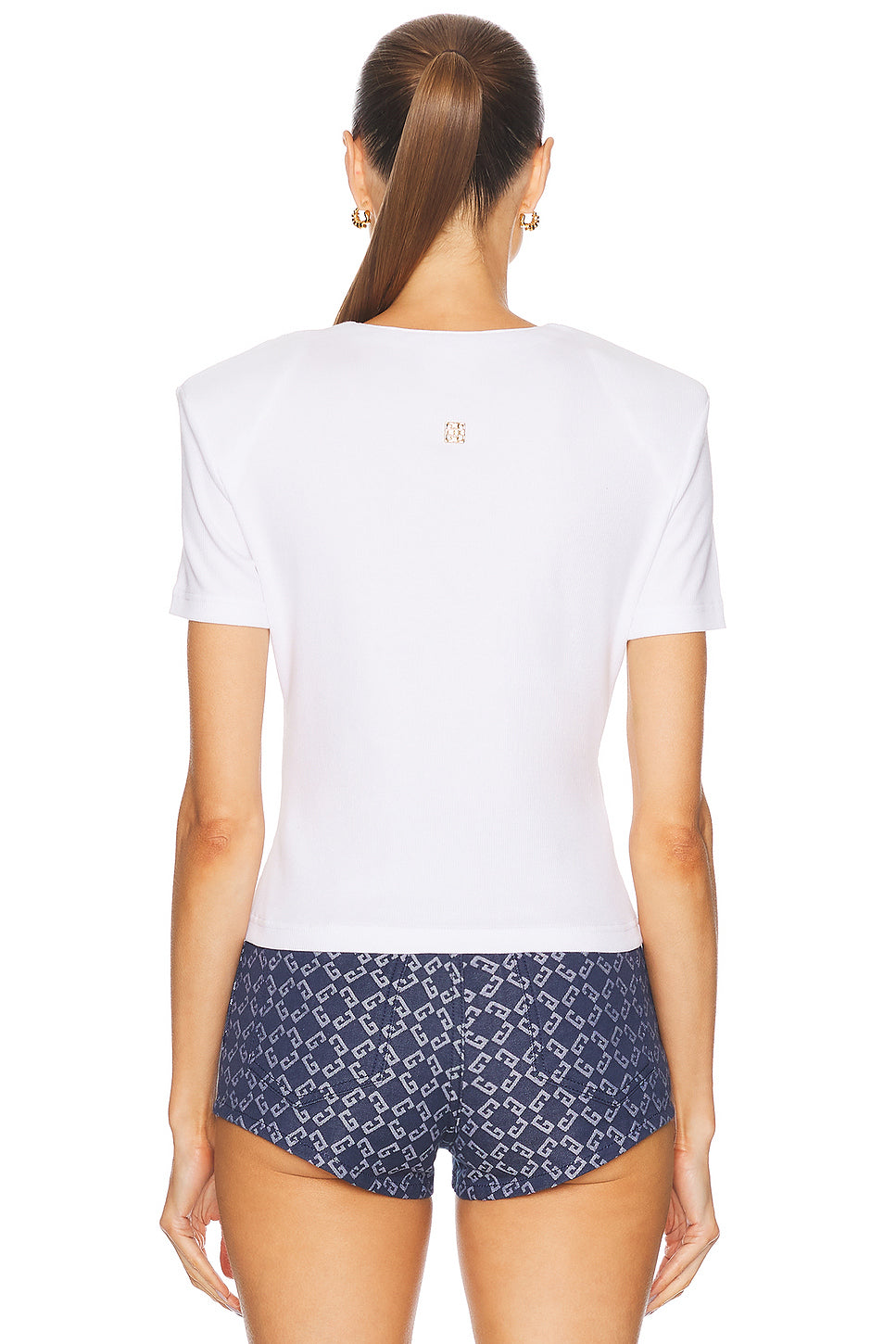 Lace Up Short Sleeve T-shirt