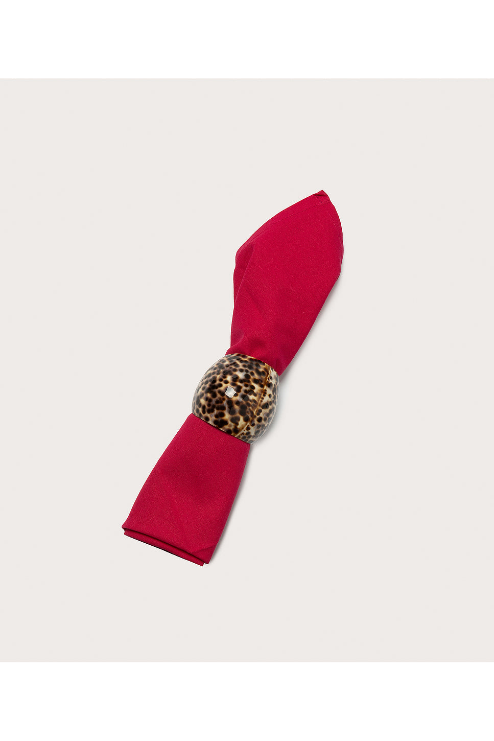 Cowrie Shell Napkin Ring Set Of 2
