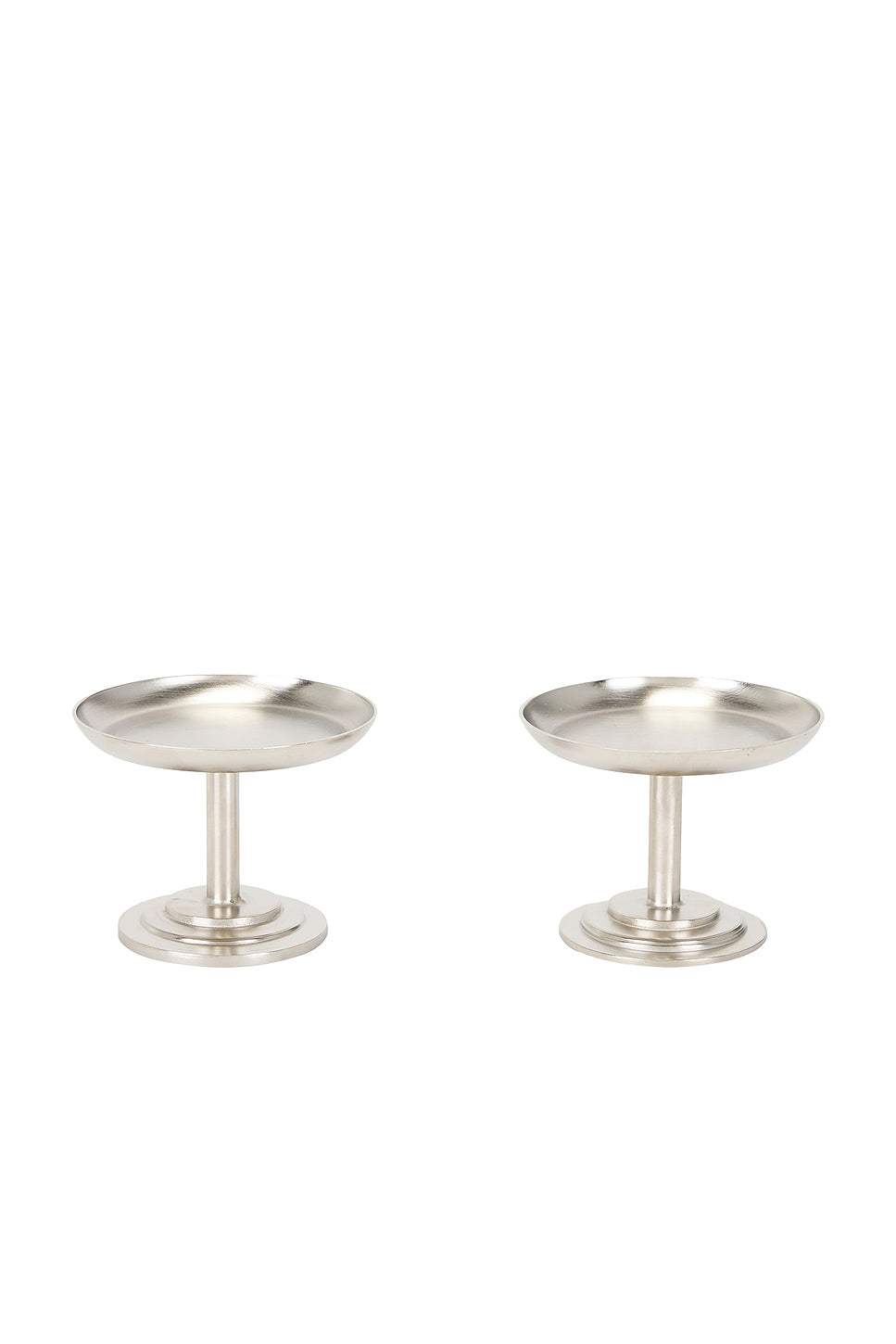 Dessert Stems Set in Stainless Steel