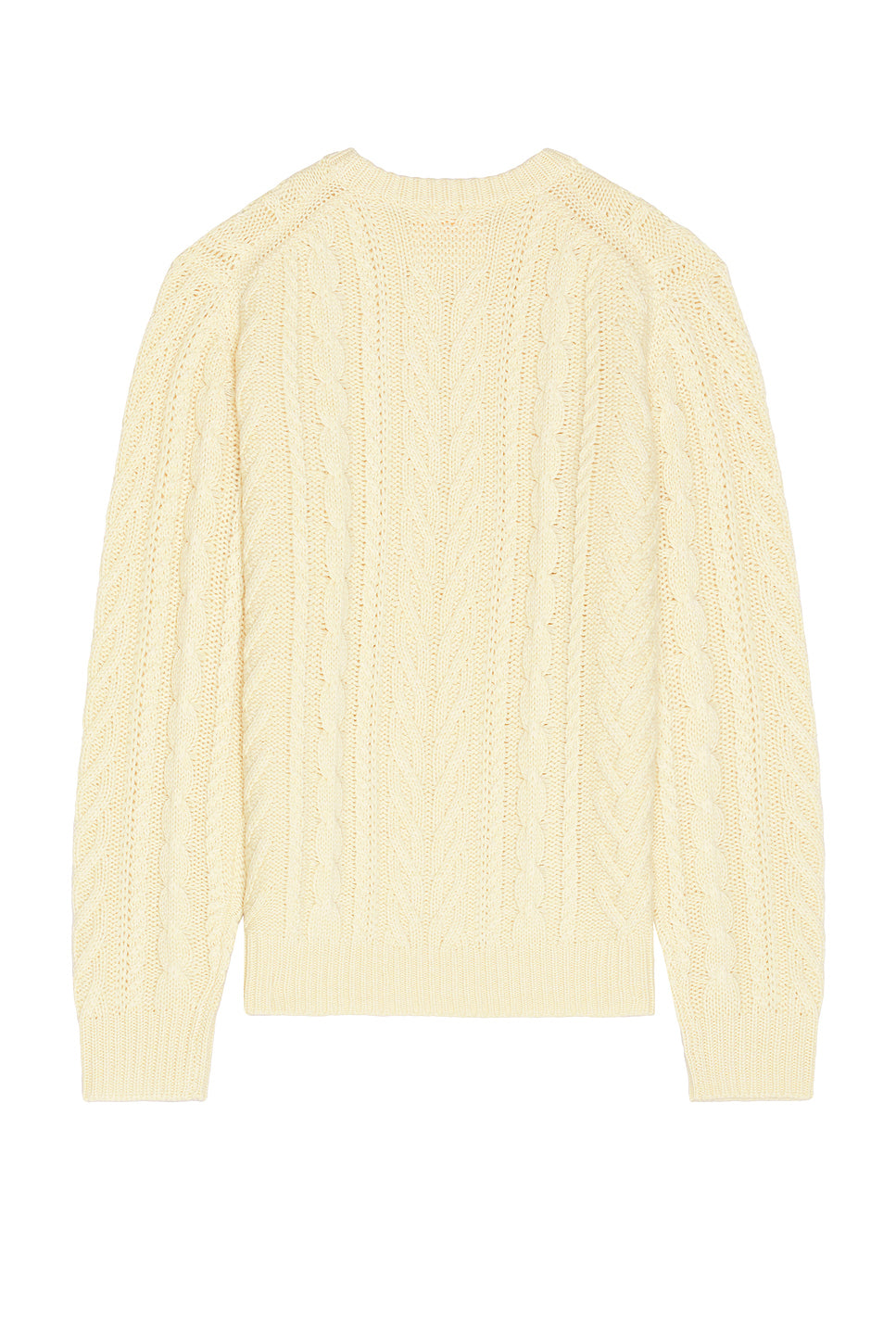 Fisherman Crew Neck Sweater