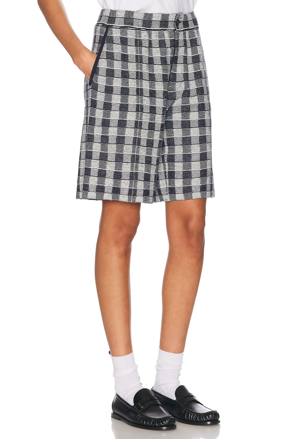 Gingham Bermuda Short