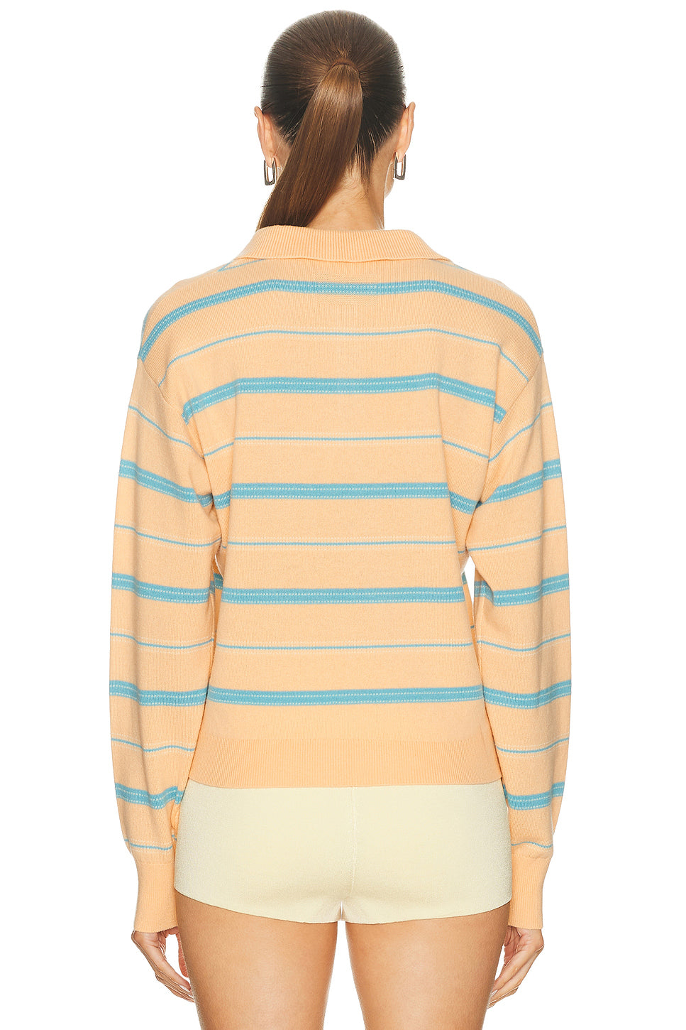Collegiate Stripe Polo Sweater