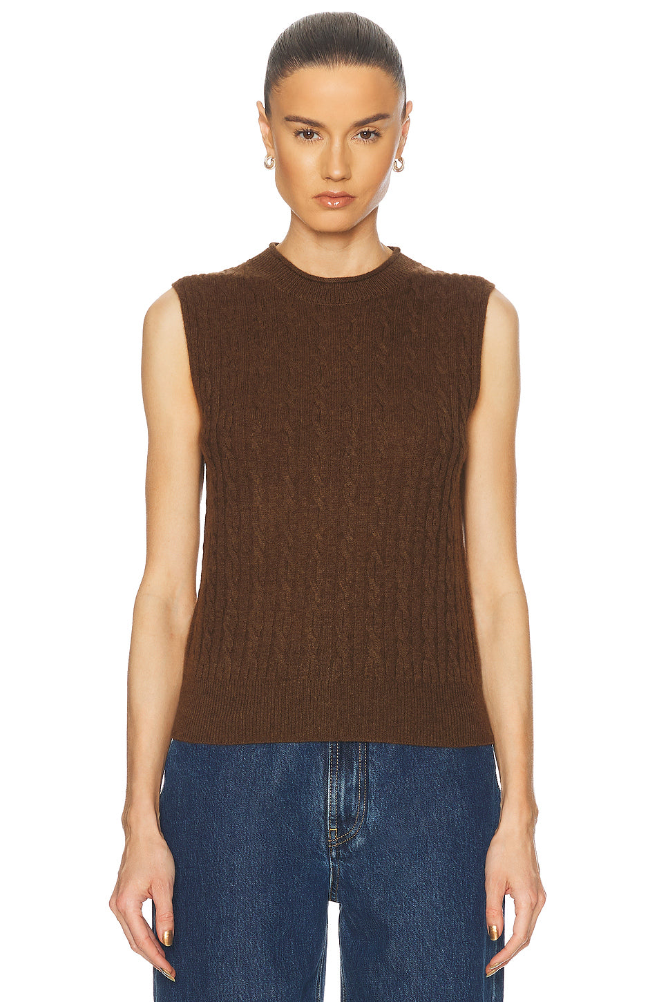 Cashmere Cable Vest