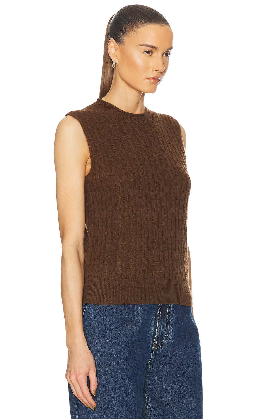 Cashmere Cable Vest