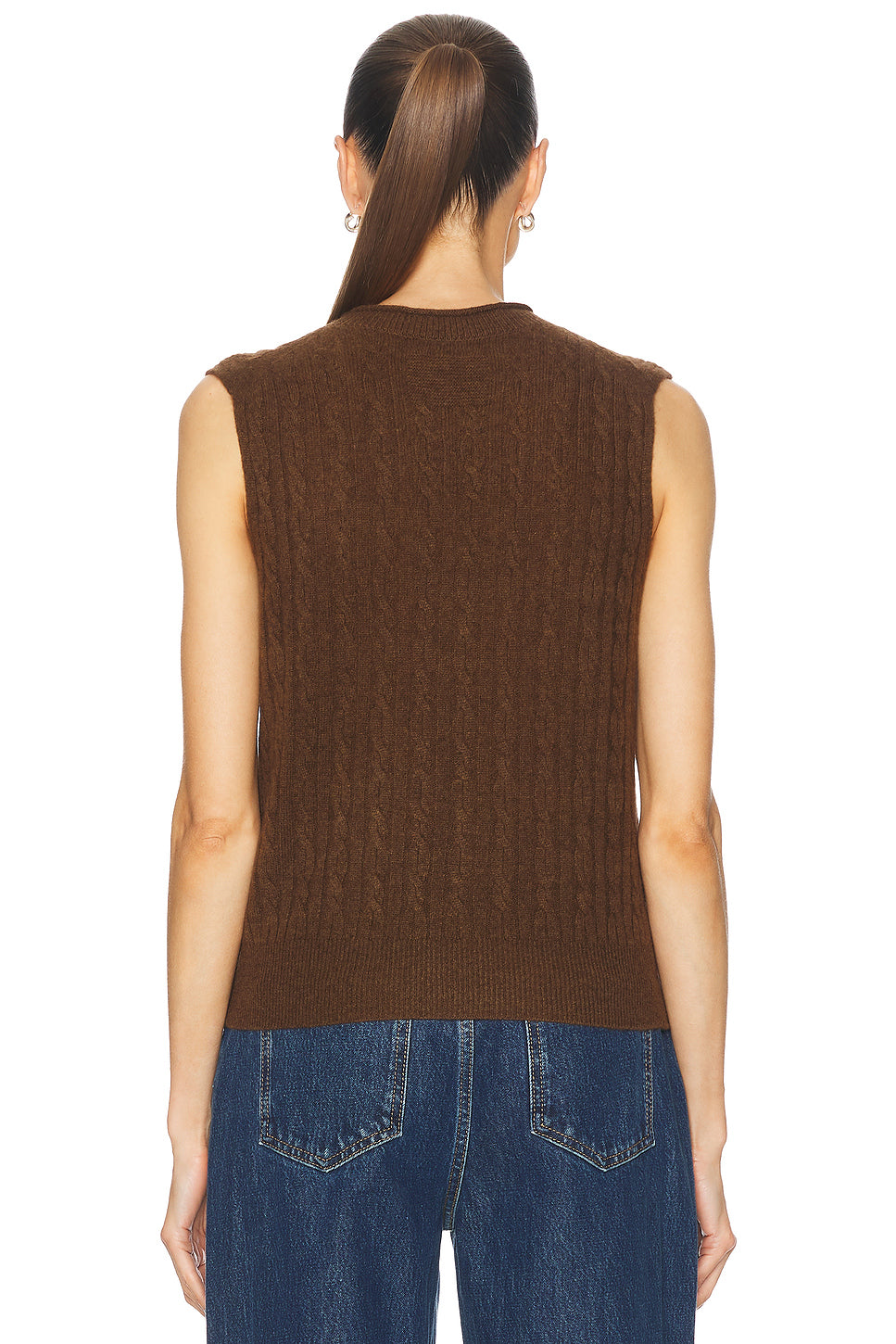 Cashmere Cable Vest