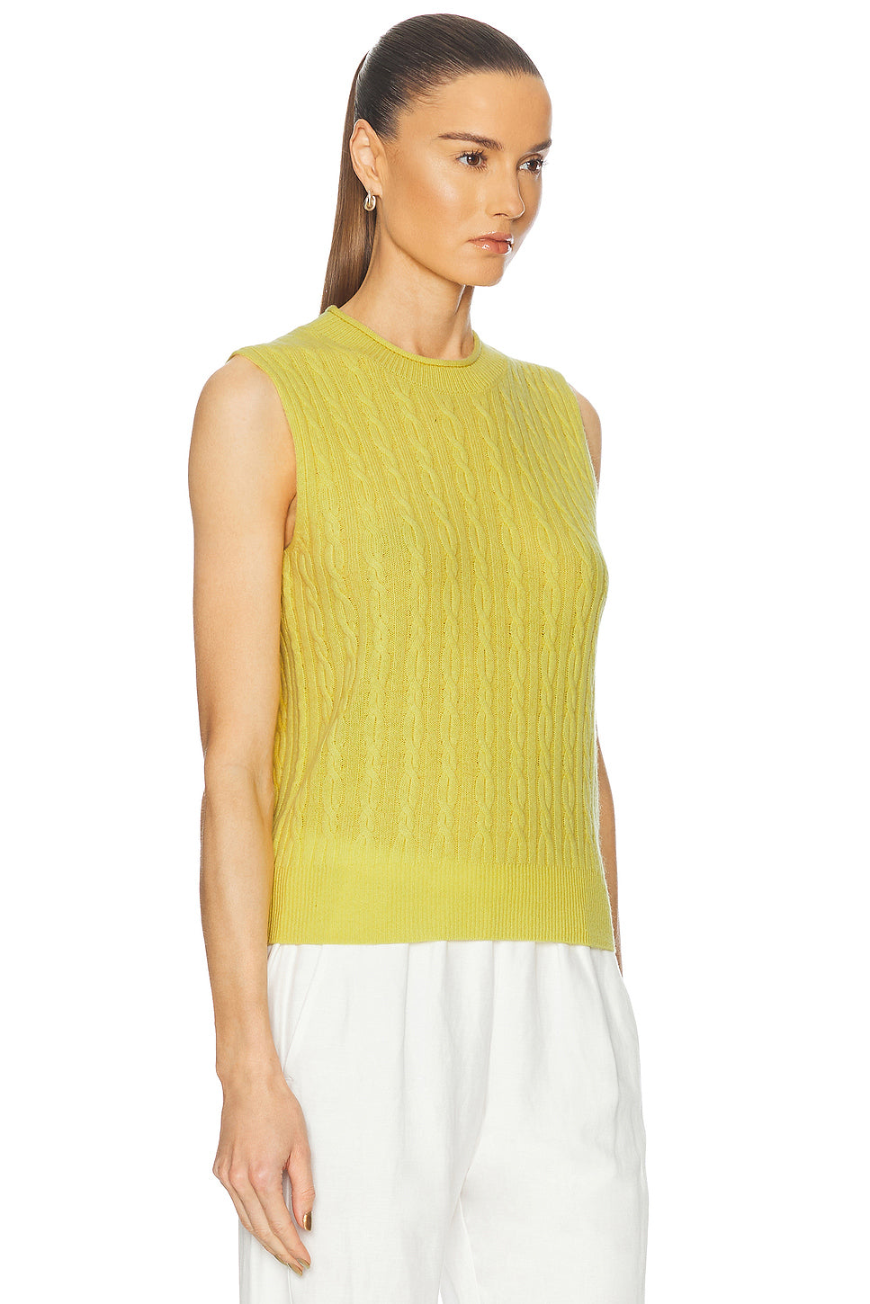 Cashmere Cable Vest