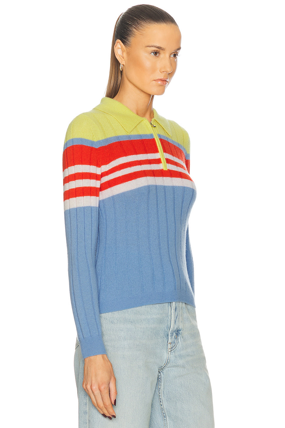 Track Polo Cashmere Sweater