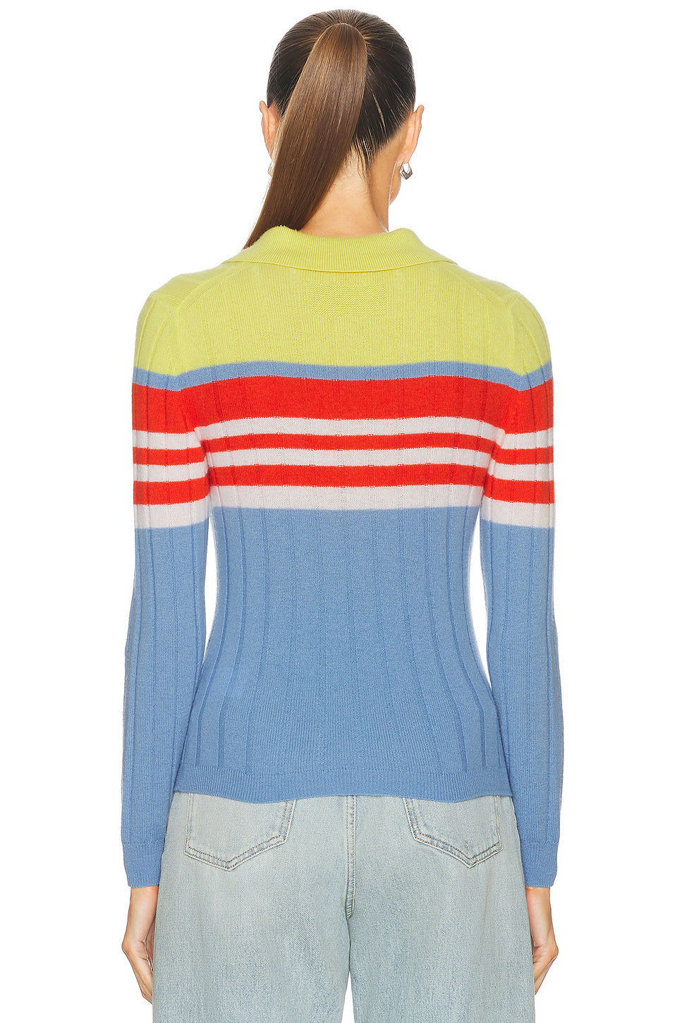 Track Polo Cashmere Sweater