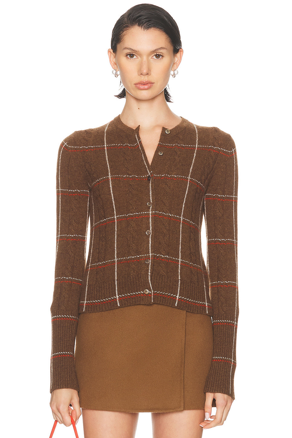 Jane Check Cardigan