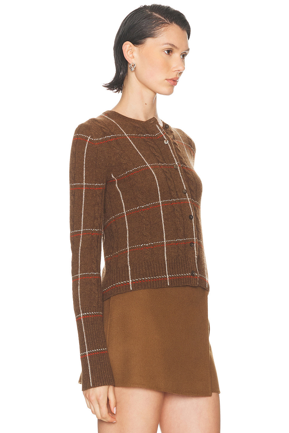 Jane Check Cardigan