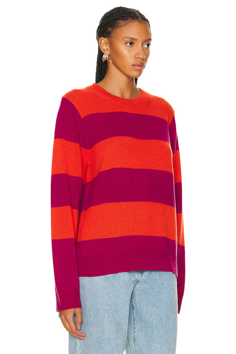 Stripe Crew Sweater