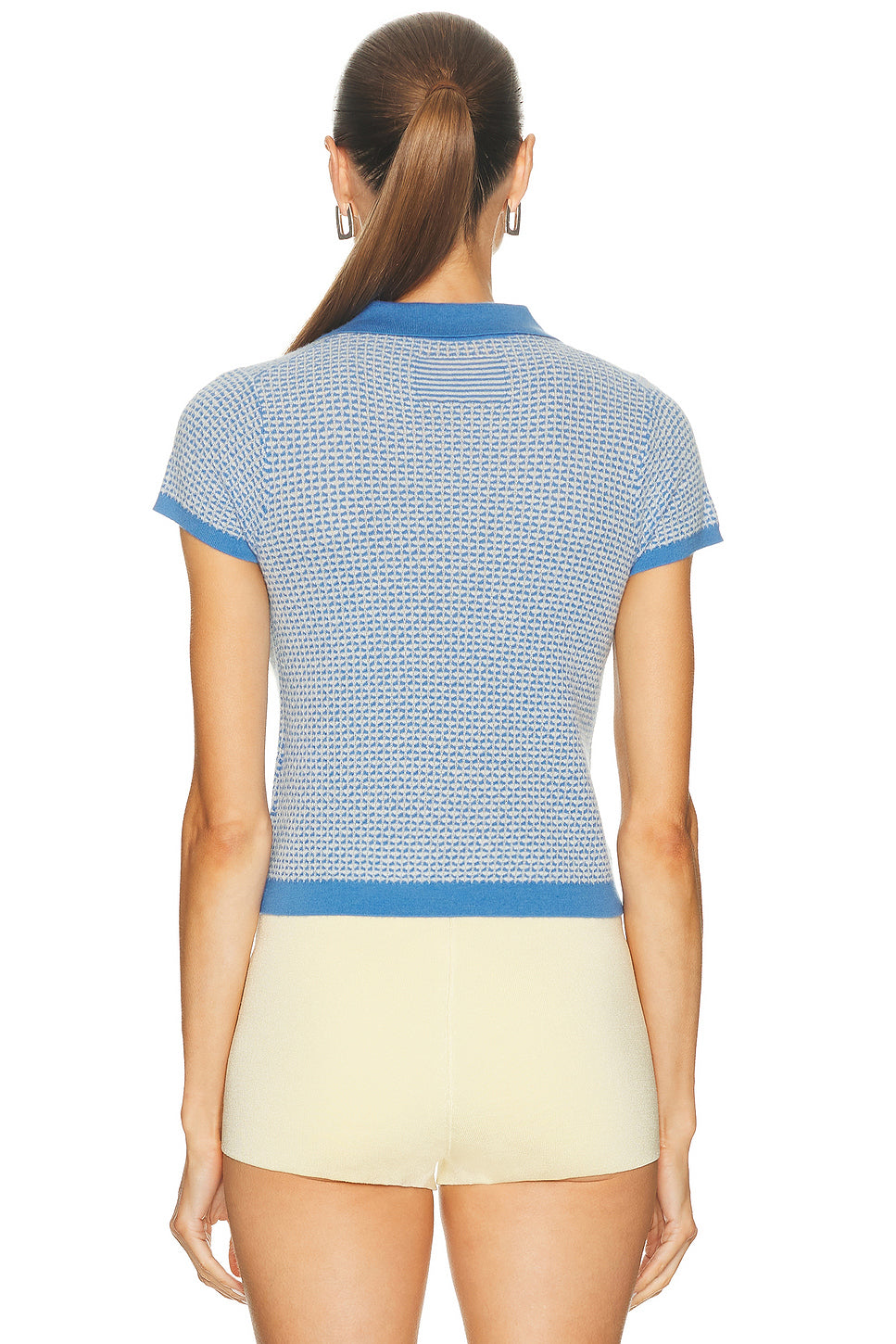 Pique Shrunken Polo Top